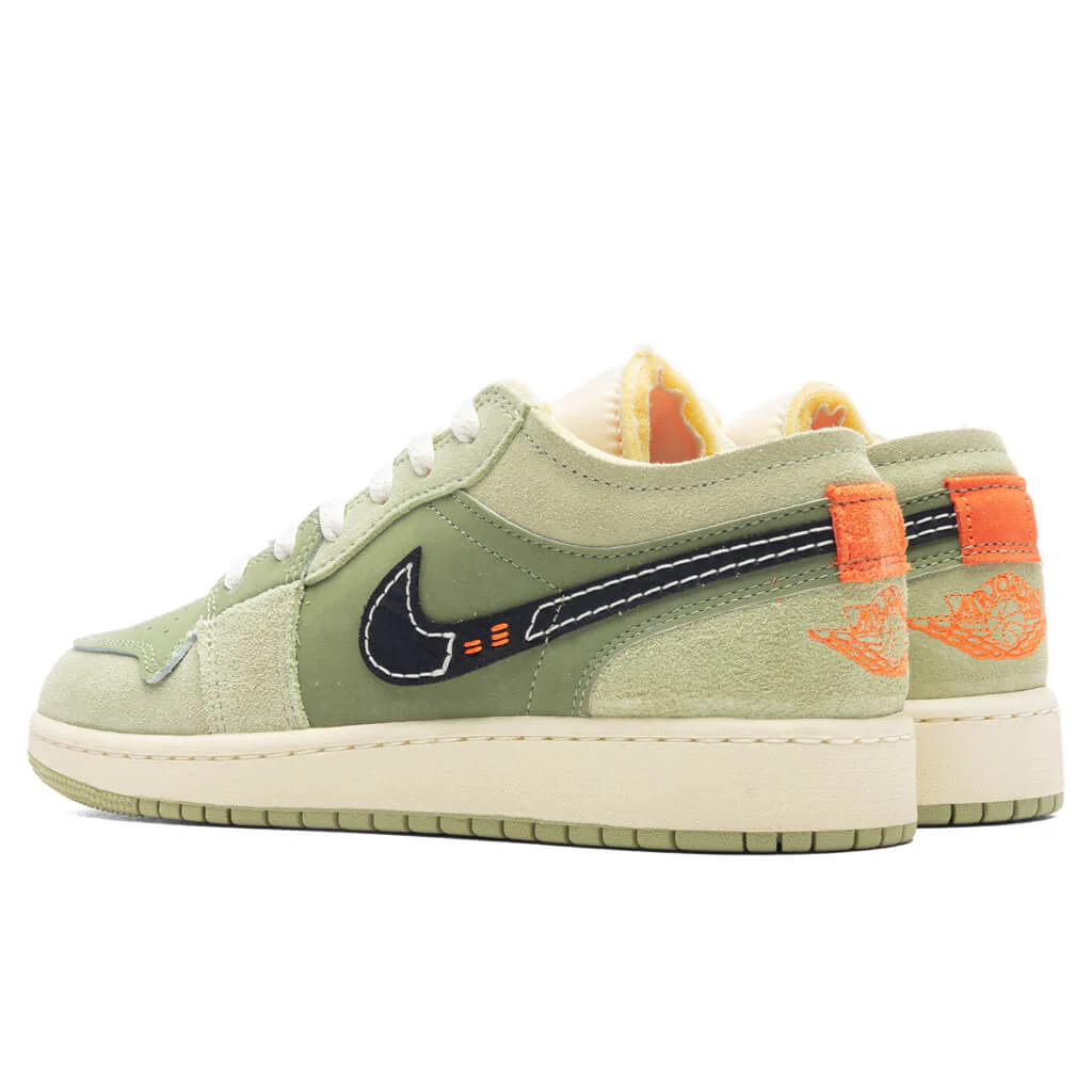 Air Jordan 1 Low (GS) - Sky J Light Olive/Black/Celadon - Image 3