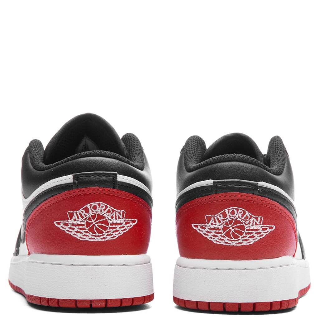 Air Jordan 1 Low (GS) - White/Black/Varsity Red - Image 4