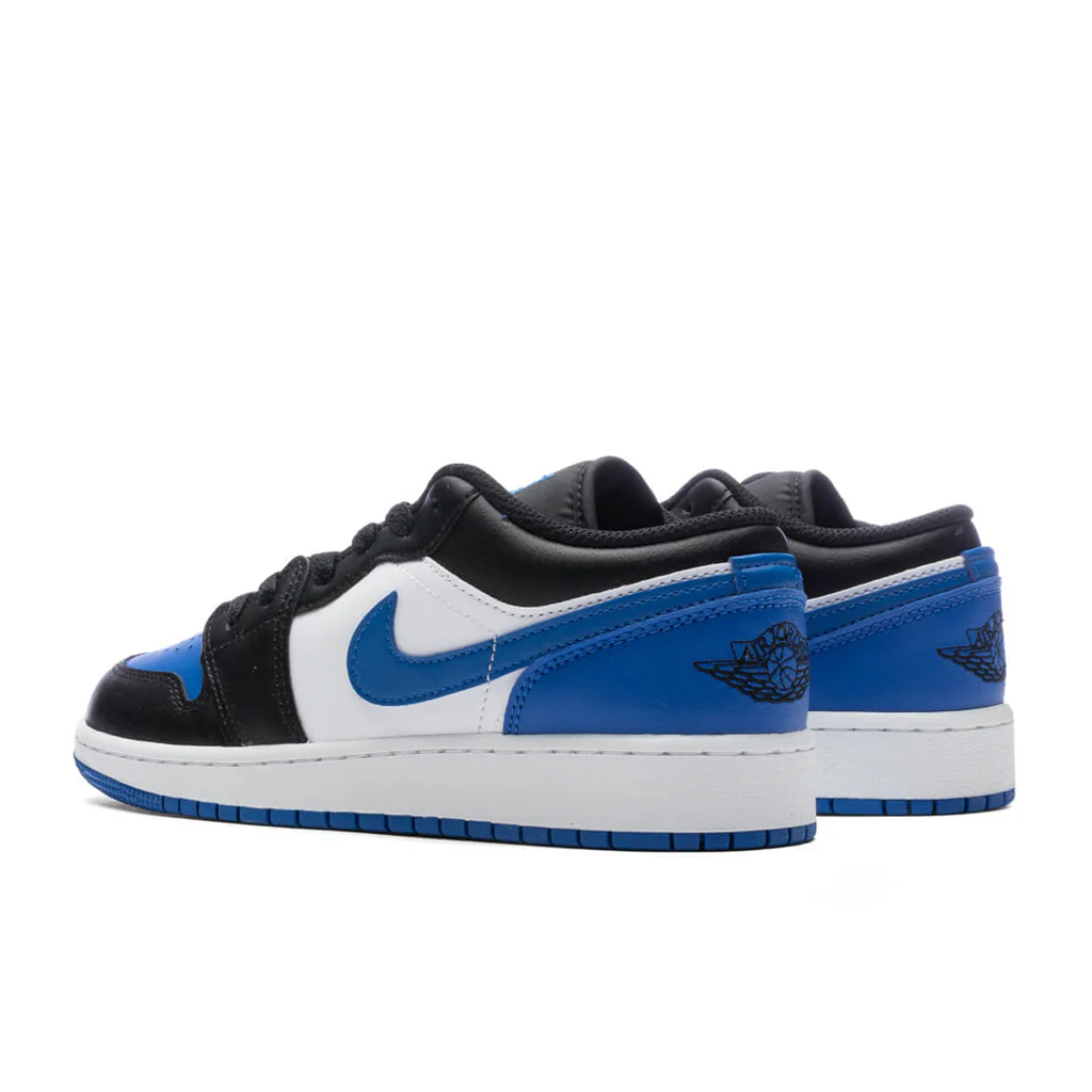 Air Jordan 1 Low (GS) - White/Royal Blue/Black - Image 3