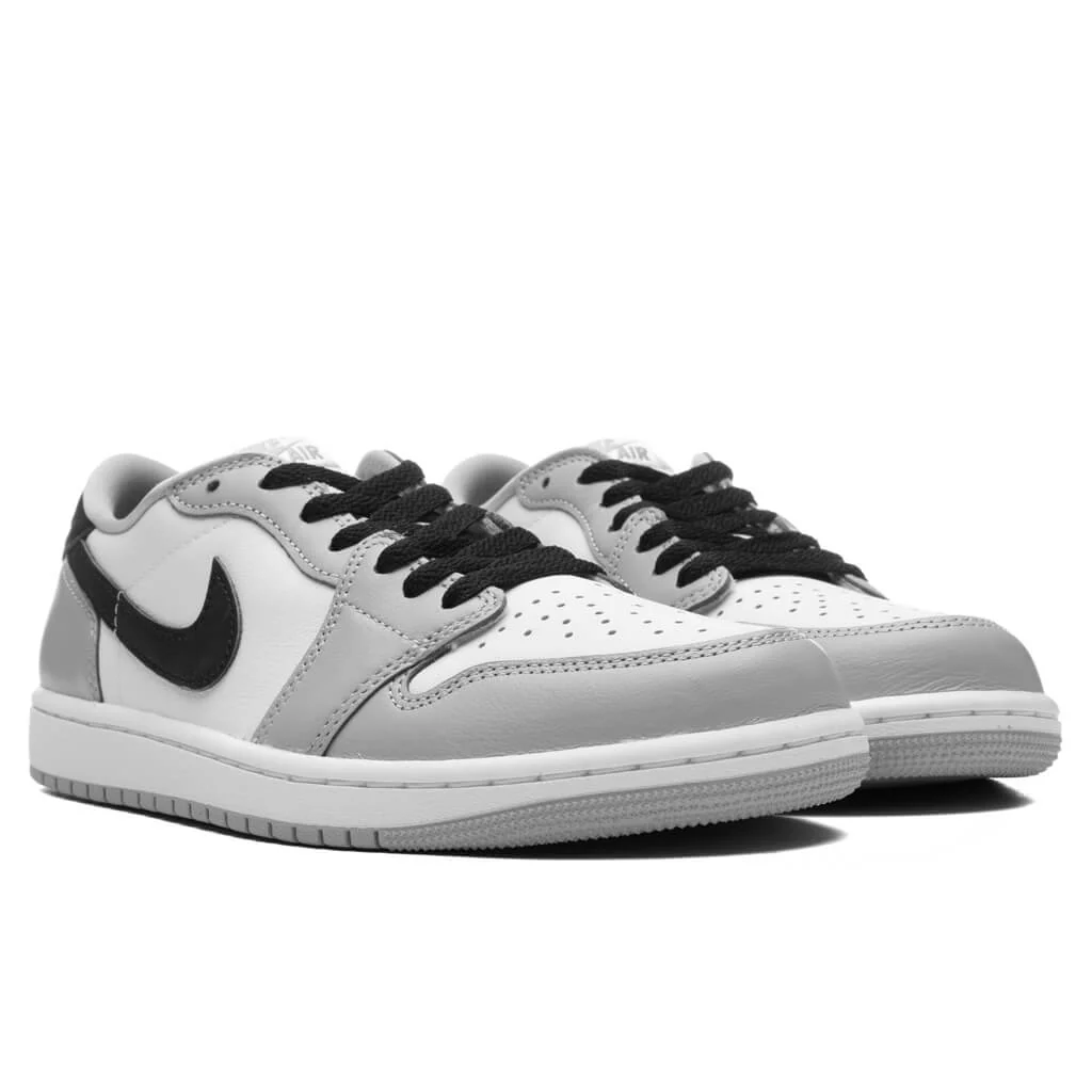 Air Jordan 1 Low OG 'Barons' - White/Black/Wolf Grey - Image 2