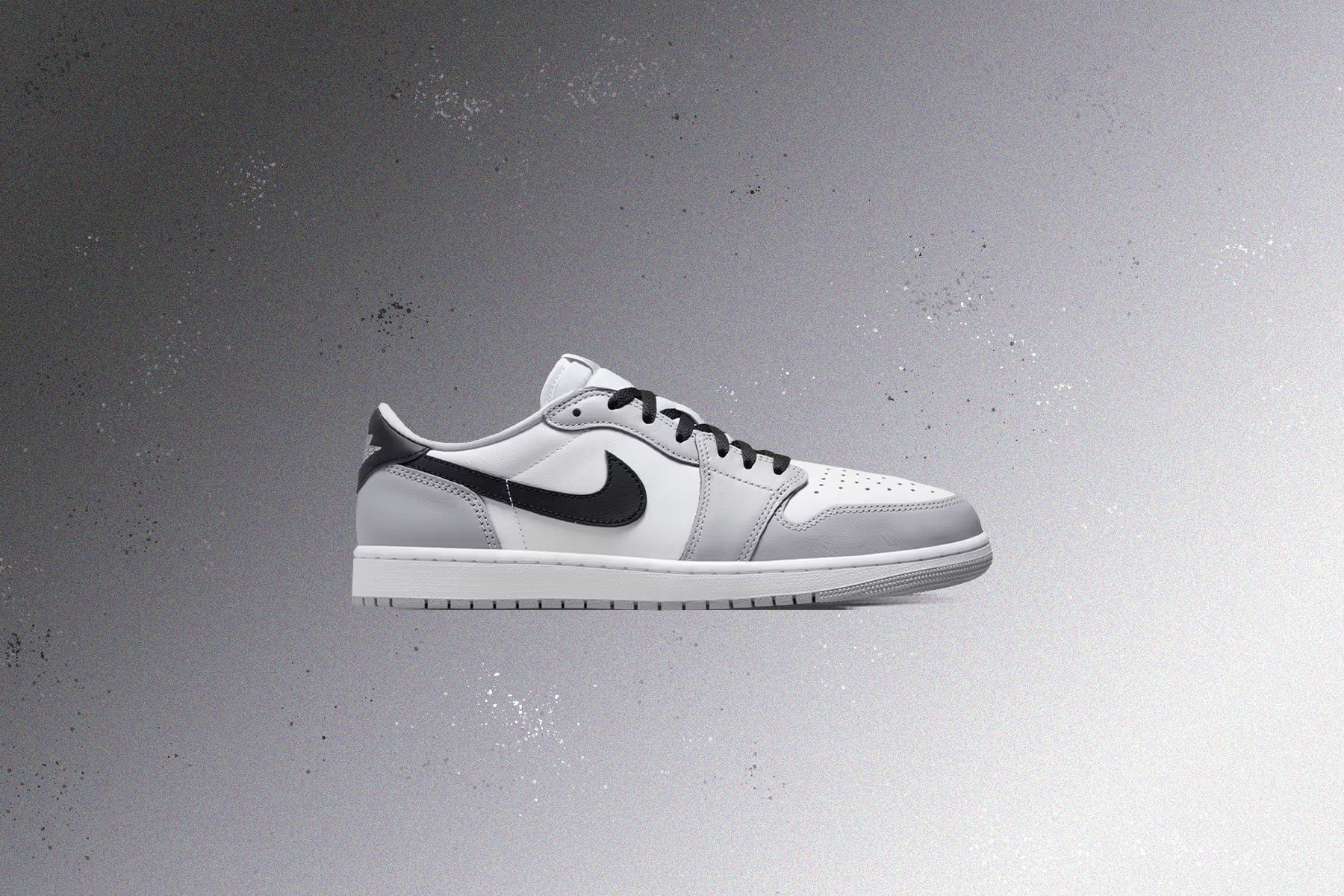 Air Jordan 1 Low OG 'Barons' - White/Black/Wolf Grey - Image 5