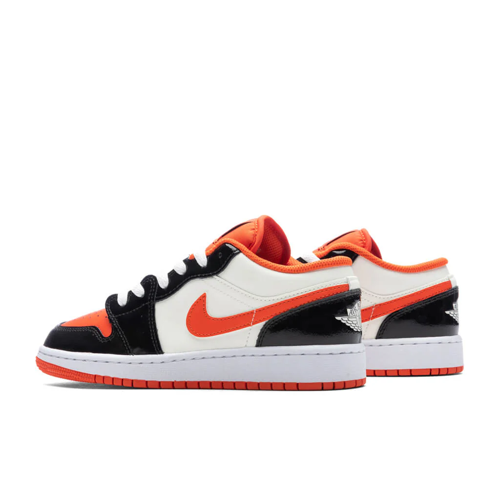 Air Jordan 1 Low SE (GS) - Team Orange/Black/Sail - Image 3