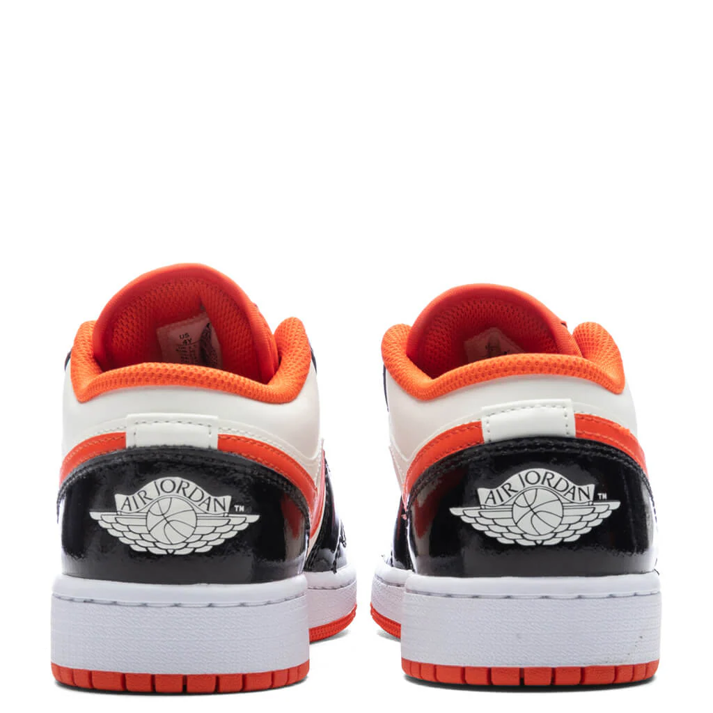 Air Jordan 1 Low SE (GS) - Team Orange/Black/Sail - Image 4