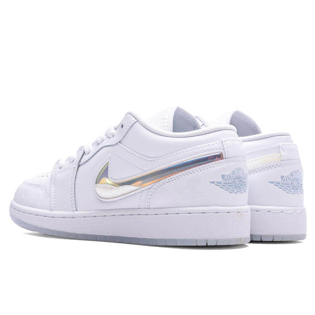 Air Jordan 1 Low SE (GS) - White/Ice Blue - Image 3