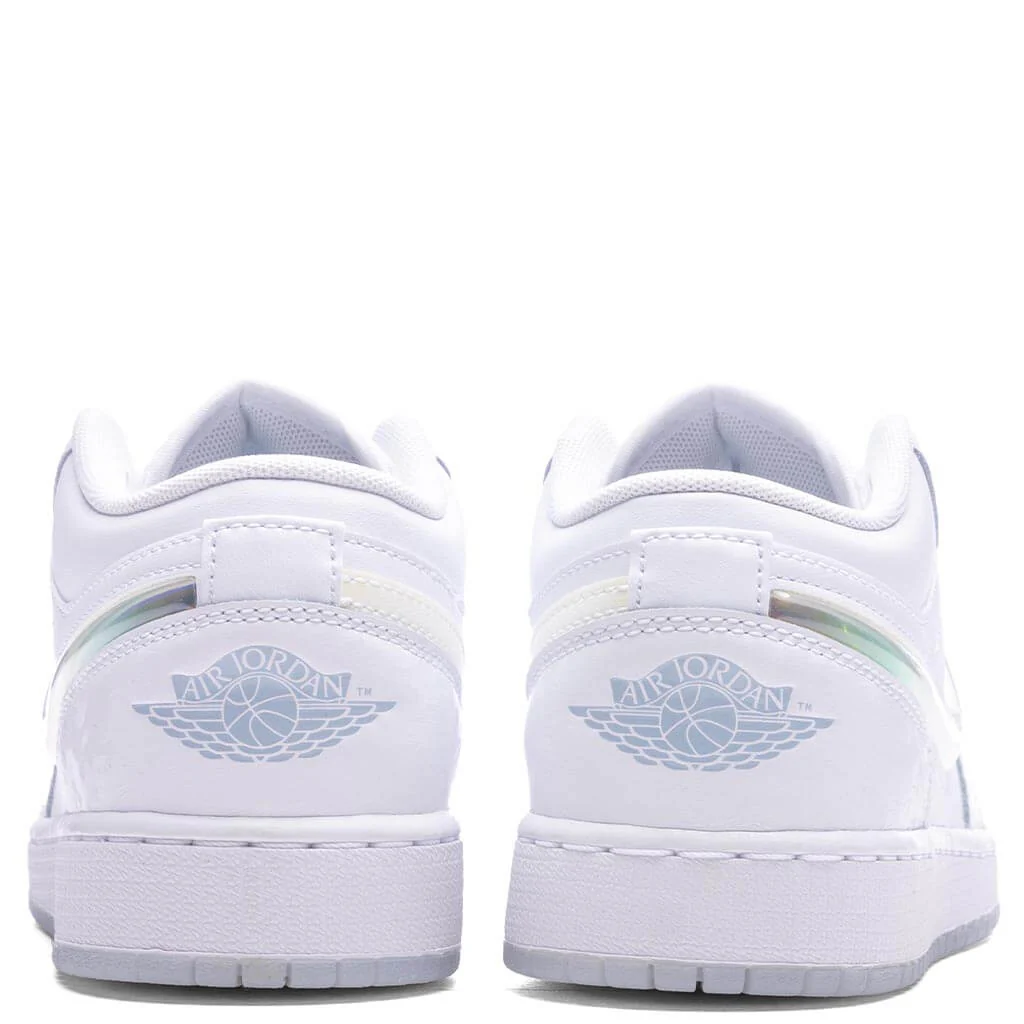 Air Jordan 1 Low SE (GS) - White/Ice Blue - Image 4