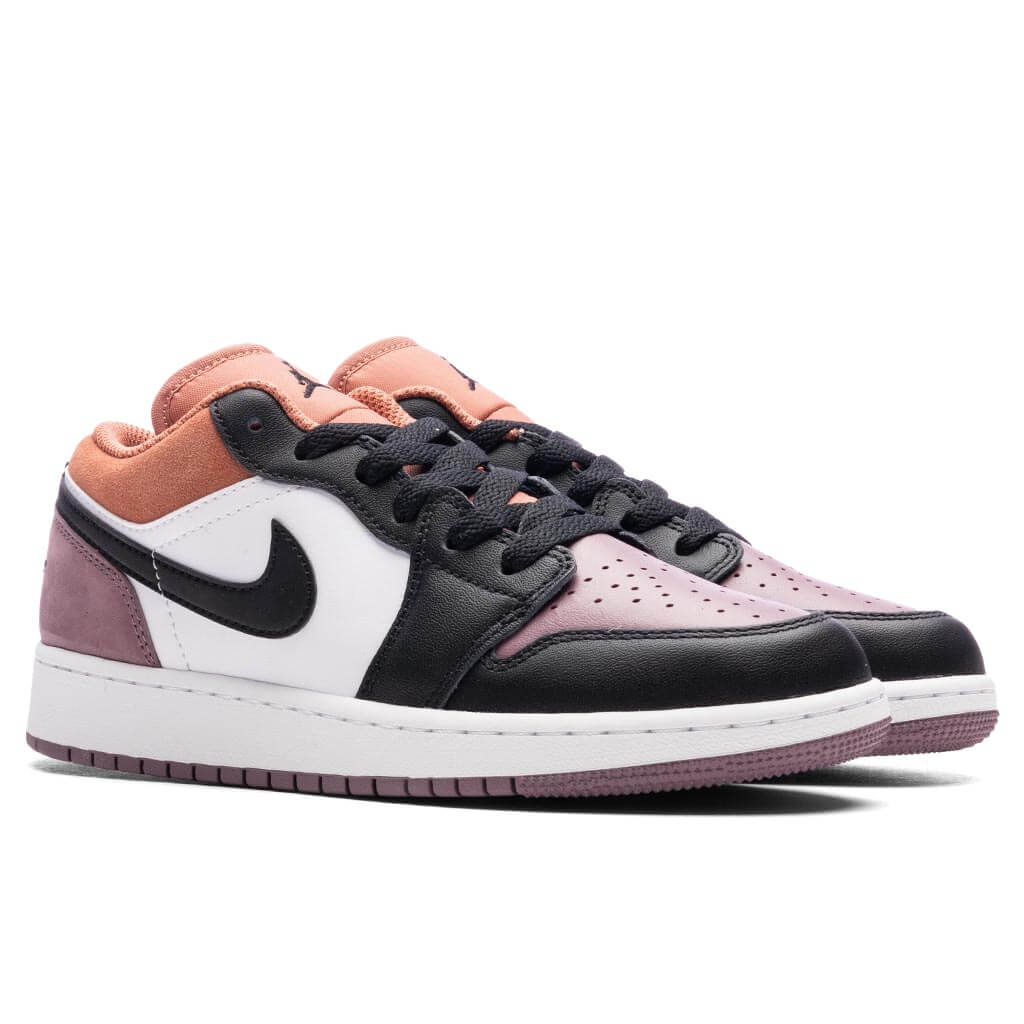 Air Jordan 1 Low SE (GS) - White/Sky J Orange/Sky J Mauve - Image 2