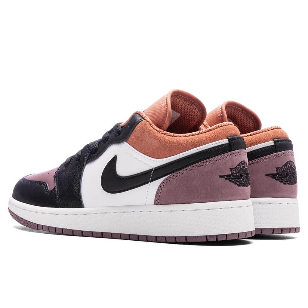 Air Jordan 1 Low SE (GS) - White/Sky J Orange/Sky J Mauve - Image 3