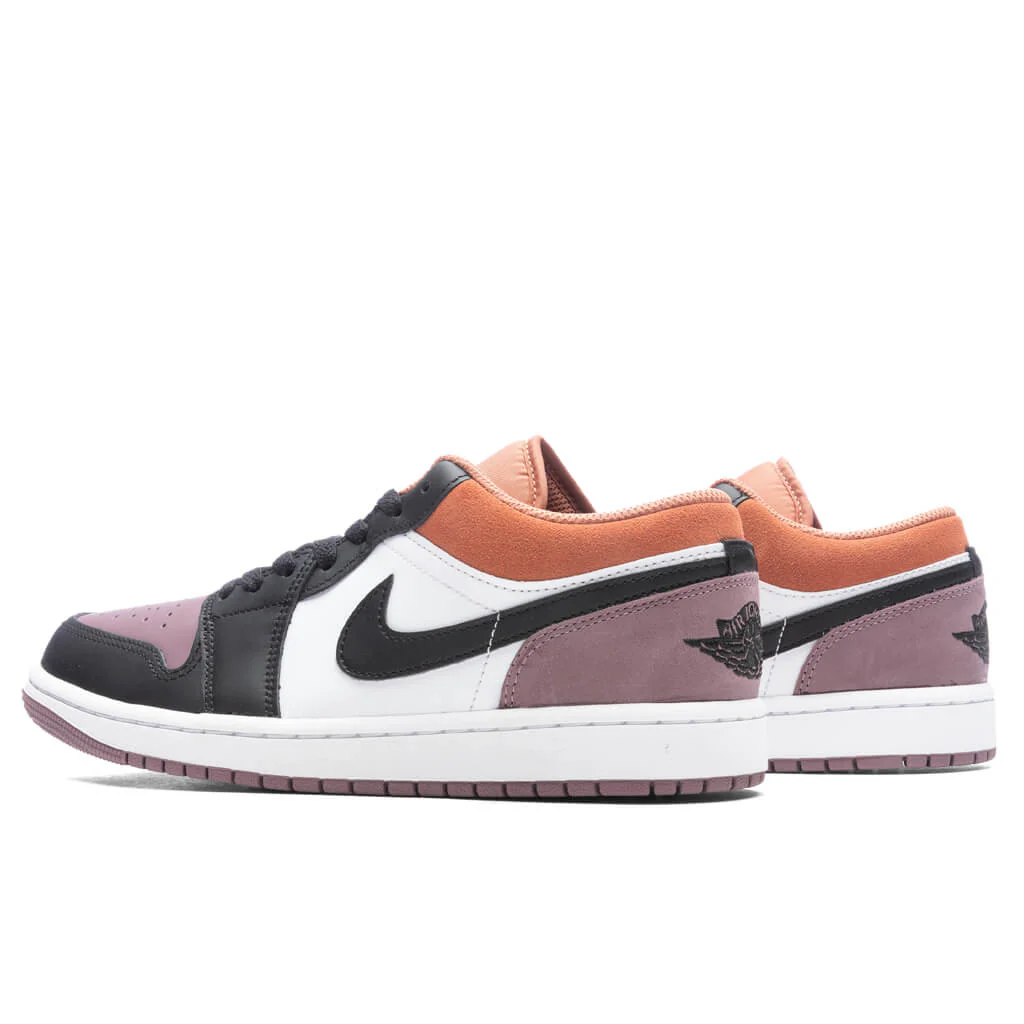 Air Jordan 1 Low SE - White/Black/Sky J Orange - Image 3