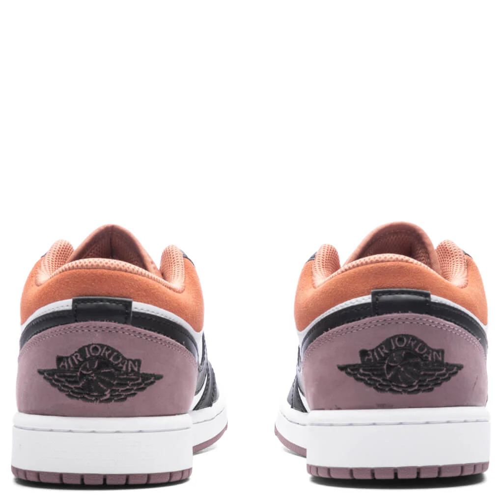 Air Jordan 1 Low SE - White/Black/Sky J Orange - Image 4