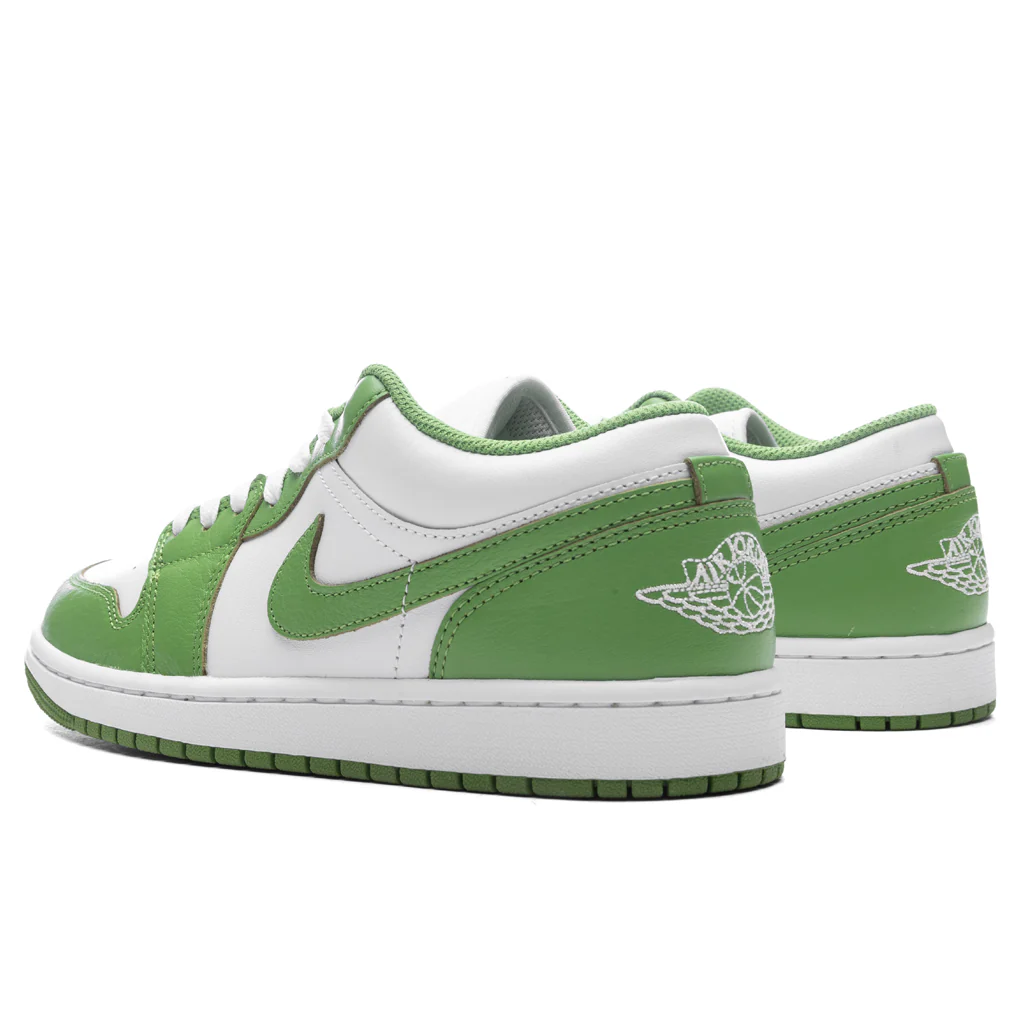 Air Jordan 1 Low SE - White/Chlorophyll/Lightening - Image 3