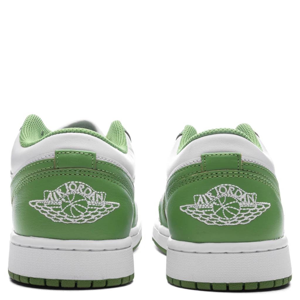 Air Jordan 1 Low SE - White/Chlorophyll/Lightening - Image 4