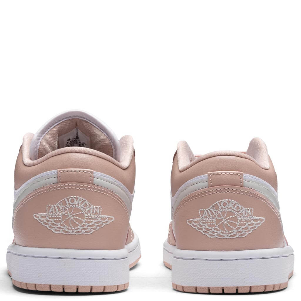 Women's Air Jordan 1 Low - White/Light Bone/Particle Beige - Image 4