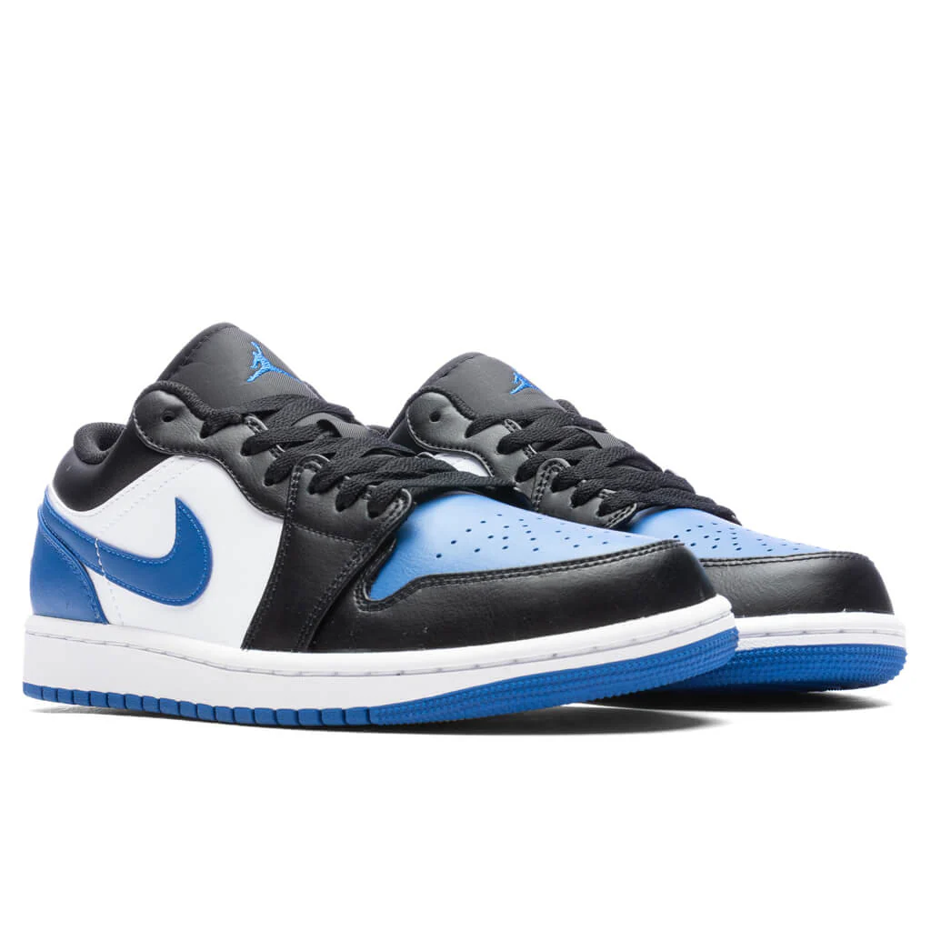 Air Jordan 1 Low - White/Royal Blue/Black - Image 2