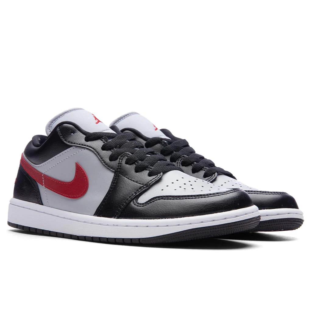 Women's Air Jordan 1 Low - Wolf Grey/Gym Red/Black - Image 2