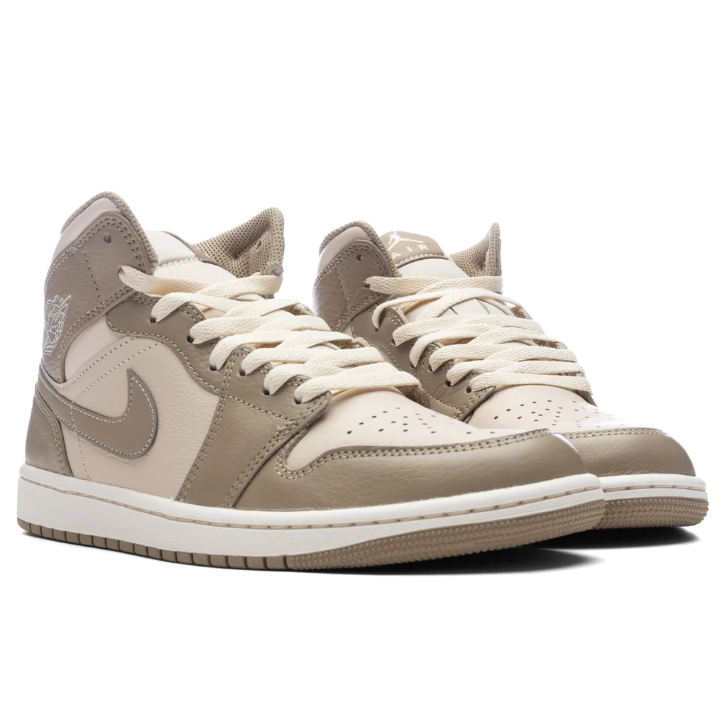 Air Jordan 1 Mid - Legend Light Brown/Khaki/Phantom - Image 2