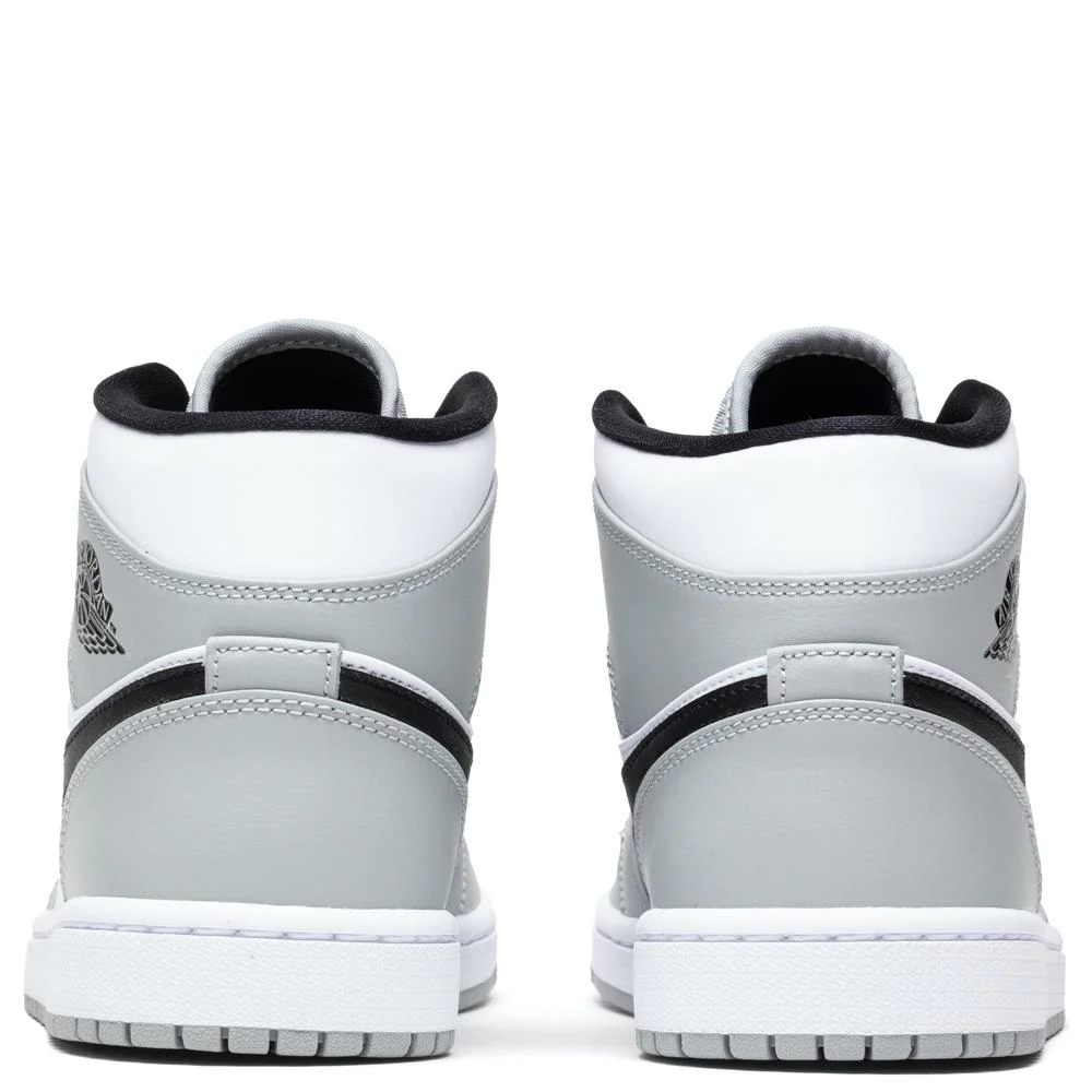 Air Jordan 1 Mid - Light Smoke Grey/Black/White - Image 4