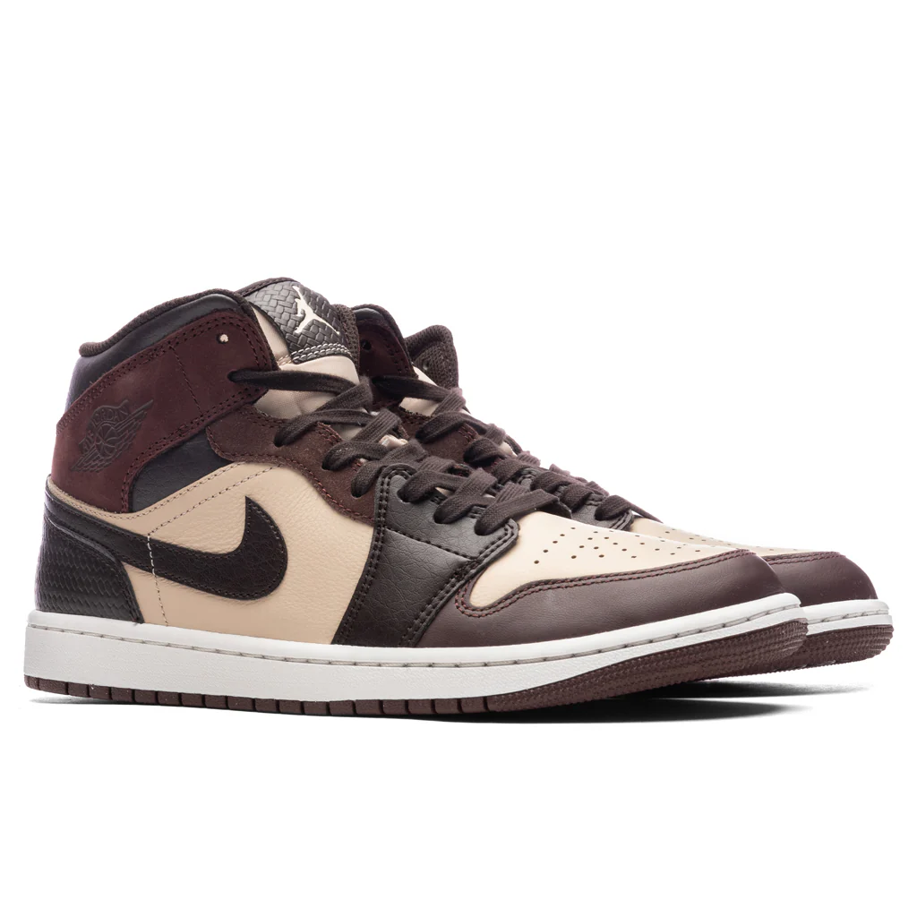 Air Jordan 1 Mid SE - Velvet Brown/Earth/Sanddrift - Image 2