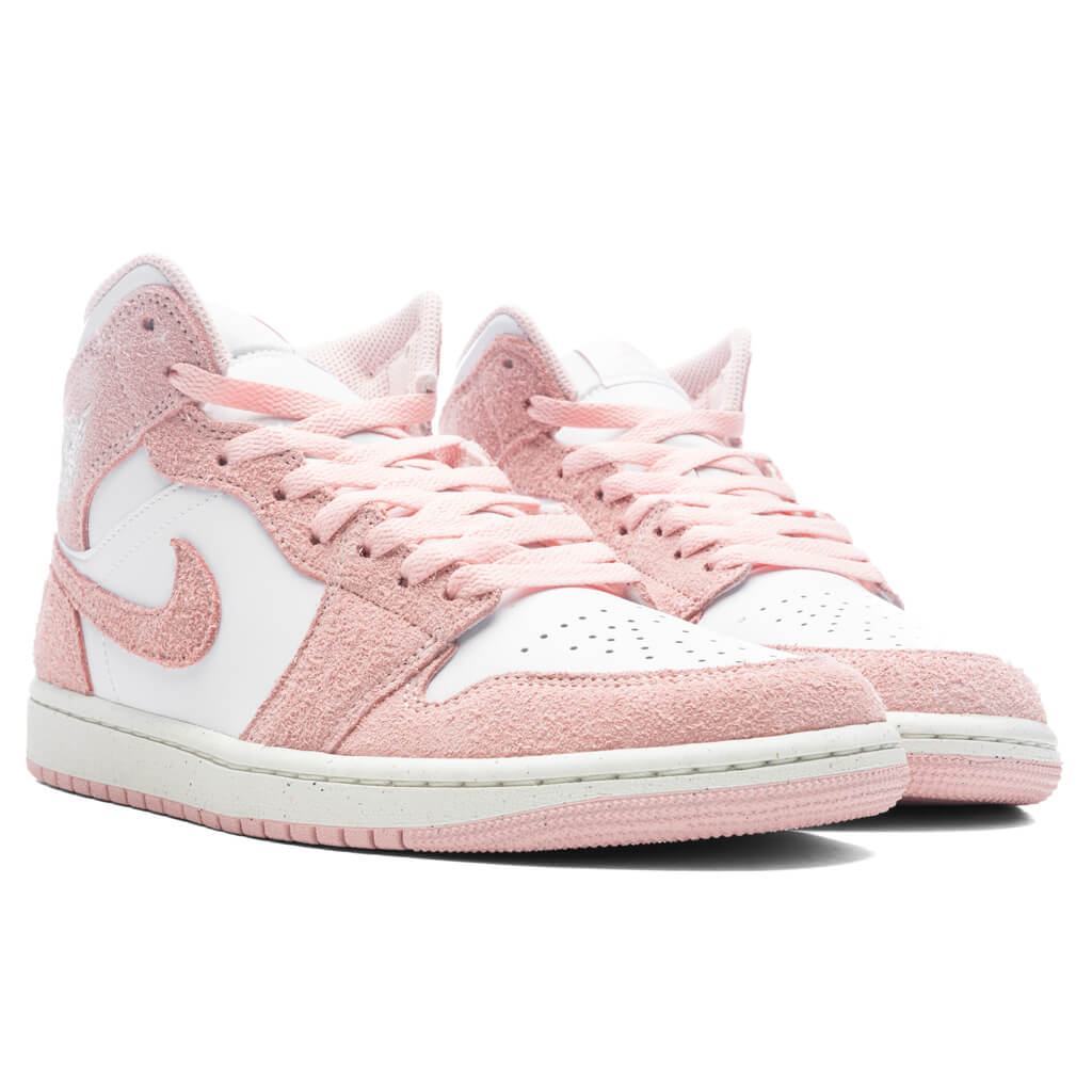 Air Jordan 1 Mid SE - White/Legend Pink/Sail - Image 2