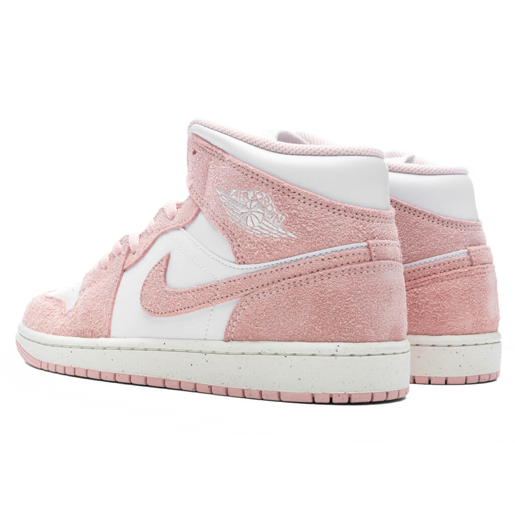 Air Jordan 1 Mid SE - White/Legend Pink/Sail - Image 3