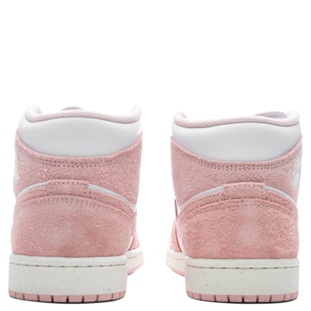 Air Jordan 1 Mid SE - White/Legend Pink/Sail - Image 4