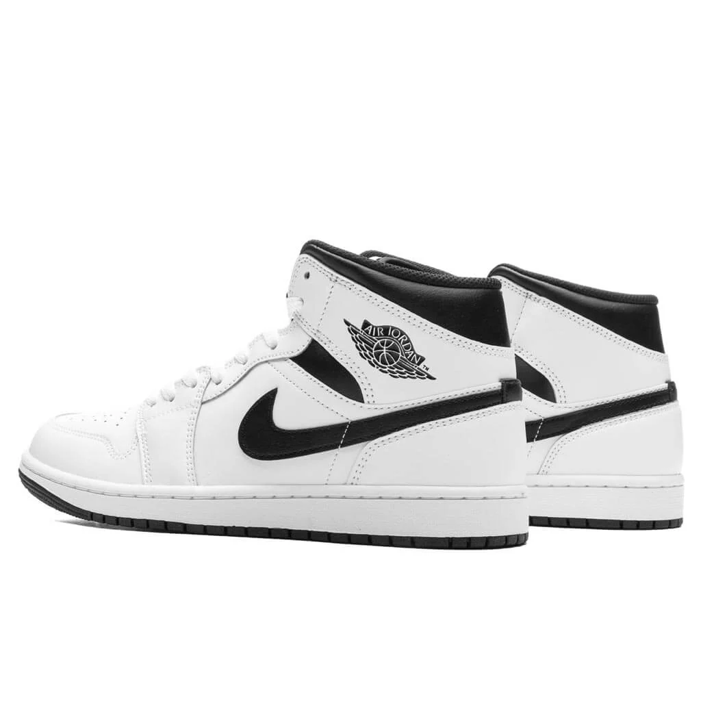 Air Jordan 1 Mid - White/Black - Image 3