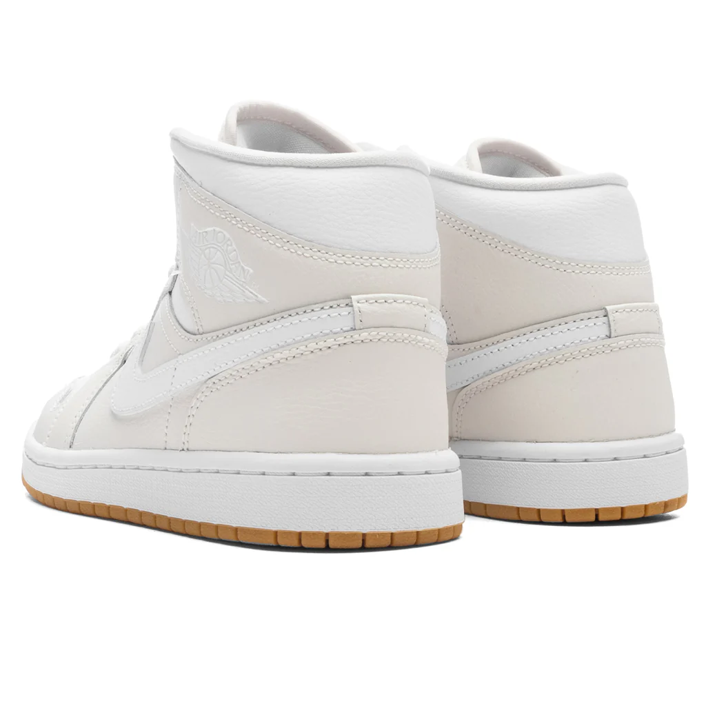Women's Air Jordan 1 Mid - Phantom/White/Gum Light - Image 3