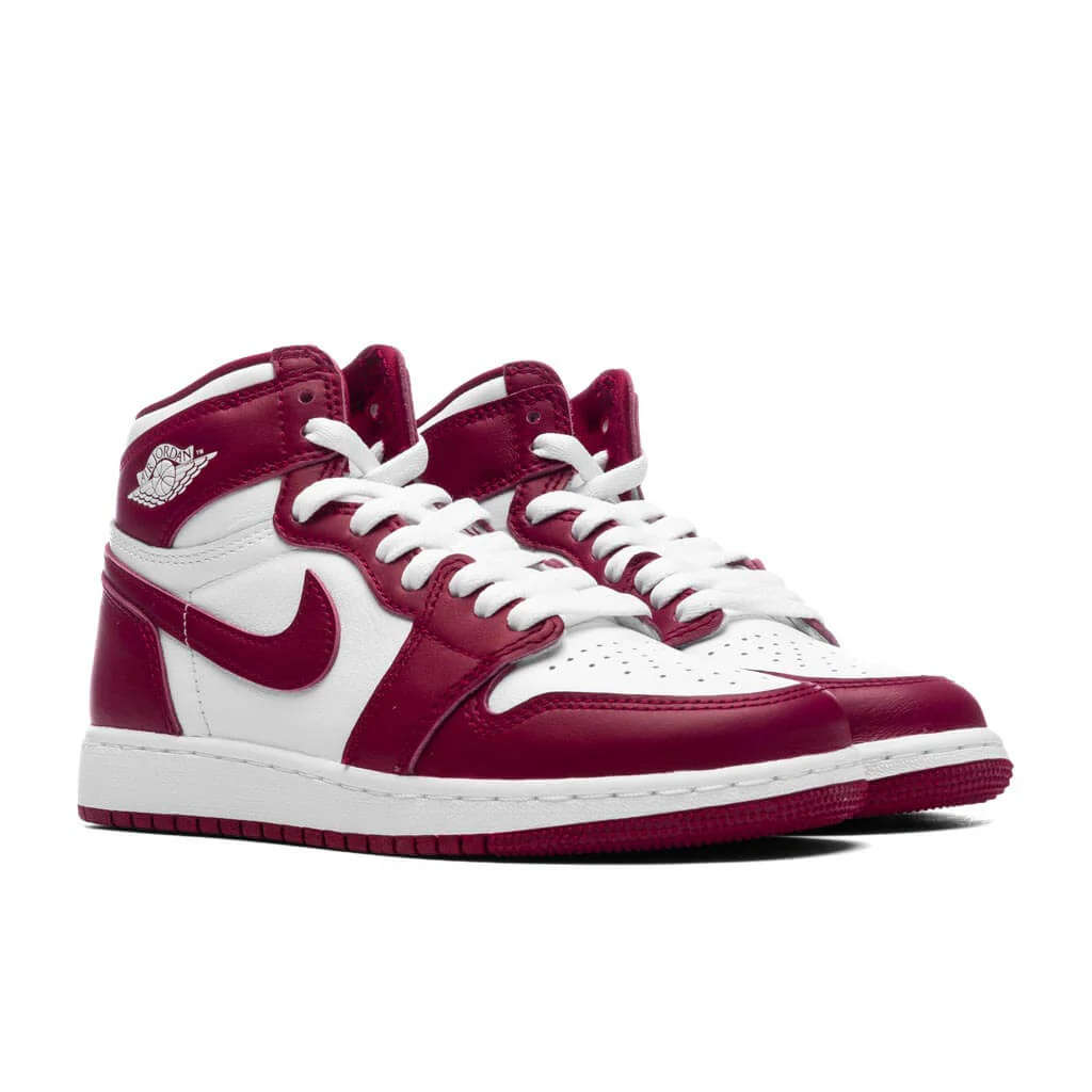 Air Jordan 1 Retro High OG (GS) - White/Team Red - Image 2