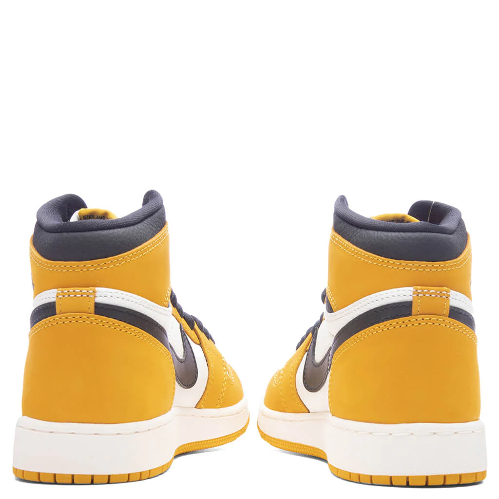Air Jordan 1 Retro High OG (GS) 'Yellow Ochre' - Yellow Ochre/Black/Sail - Image 4