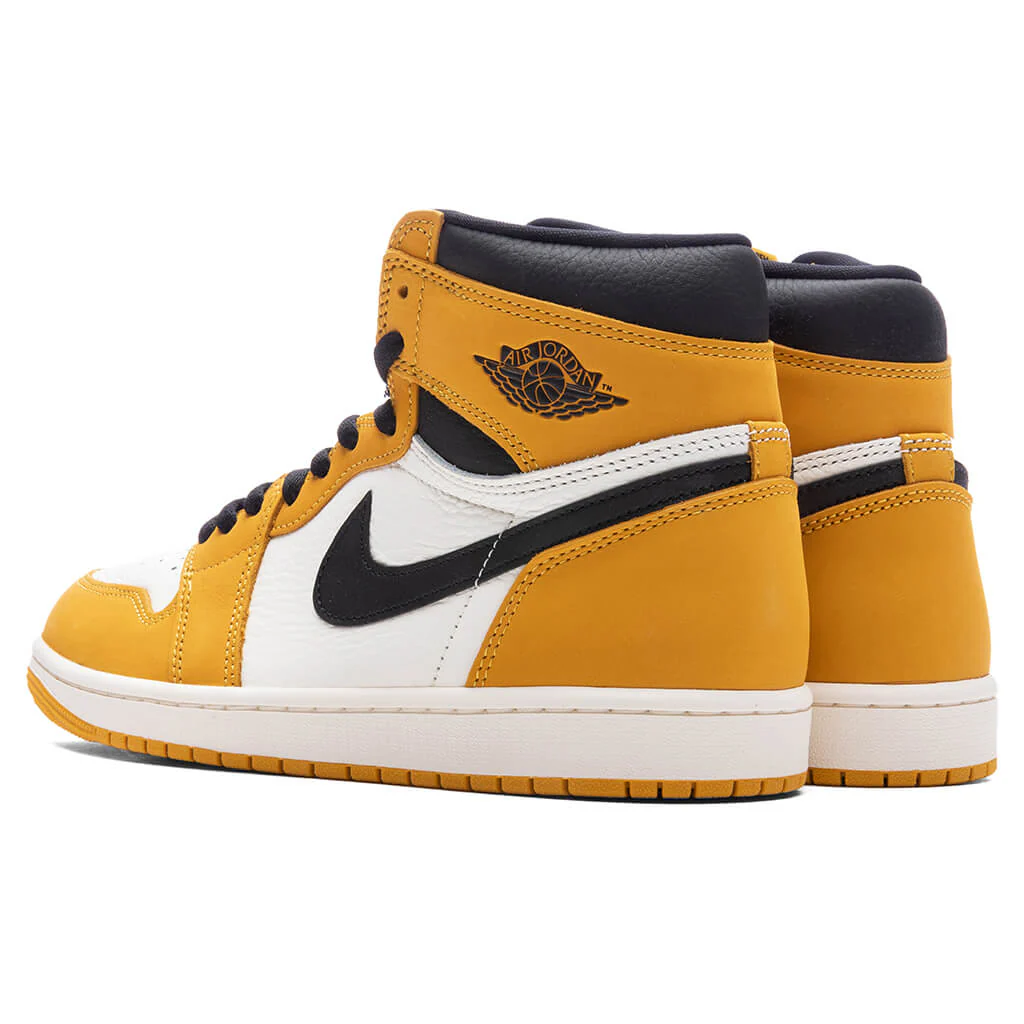 Air Jordan 1 Retro High OG 'Yellow Ochre' - Yellow Ochre/Black/Sail - Image 3