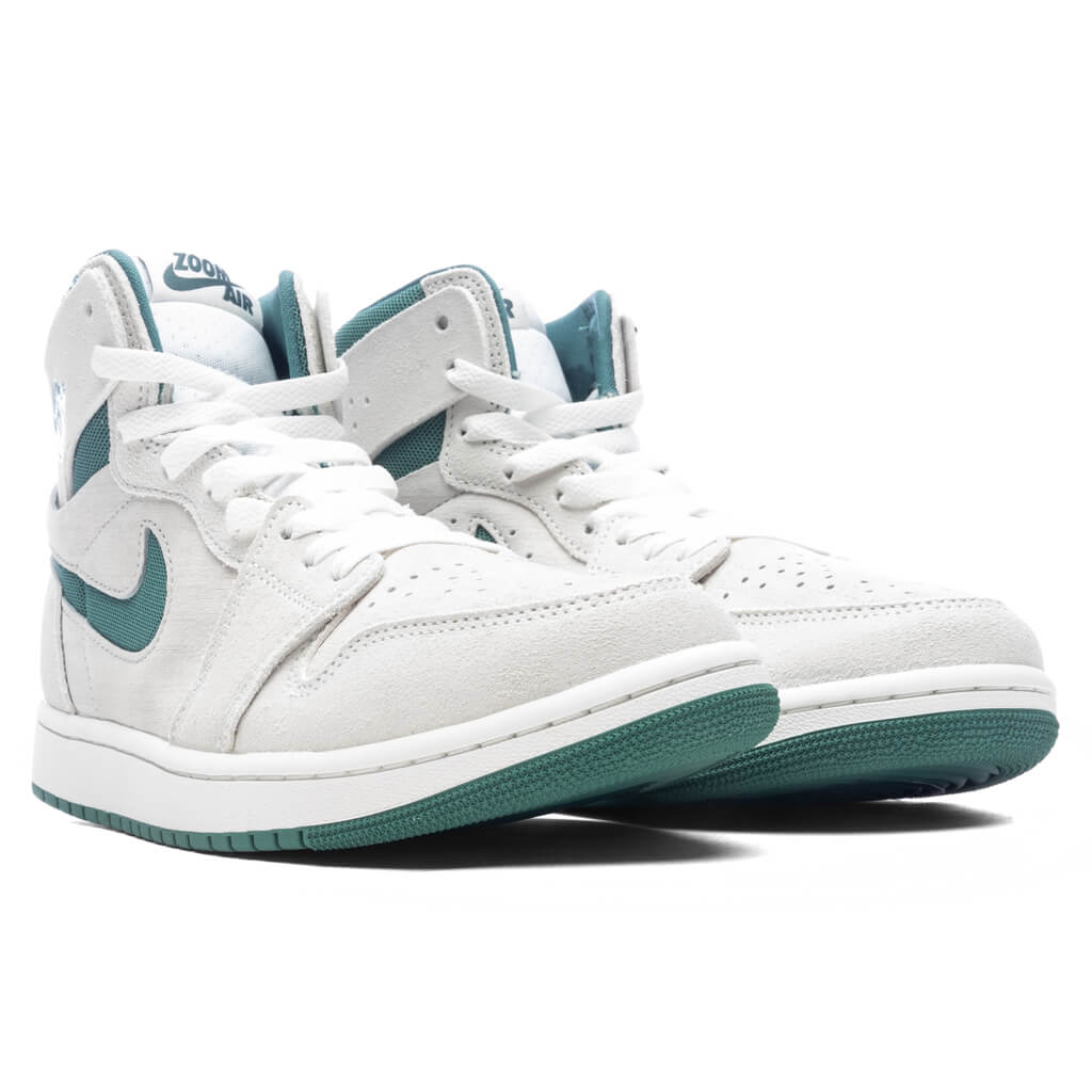 Air Jordan 1 Zoom CMFT 2 - Summit White/Biocoastal/Oxidized Green - Image 2