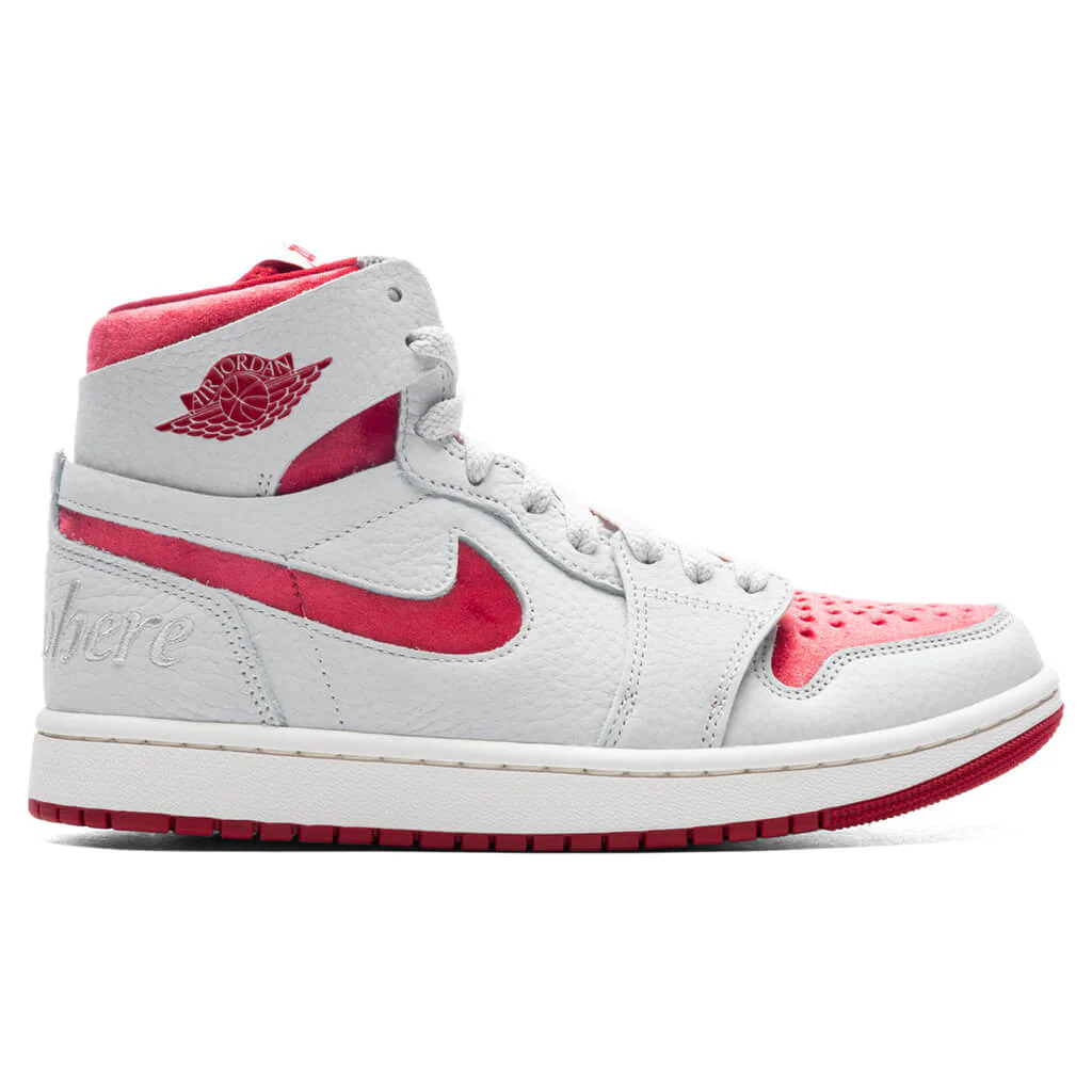 Women's Air Jordan 1 Zoom CMFT 2 'Valentines Day' - Summit White/Gym Red/Phantom