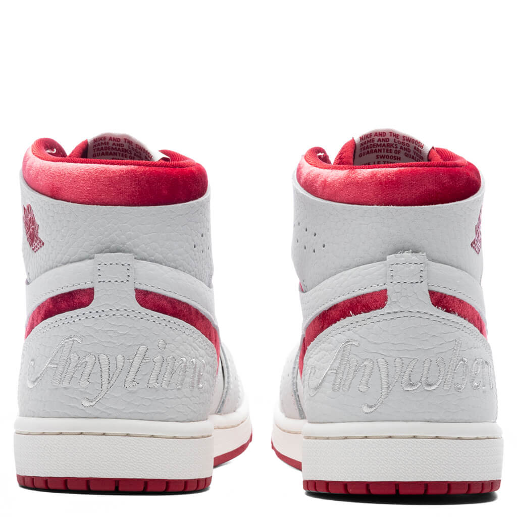 Women's Air Jordan 1 Zoom CMFT 2 'Valentines Day' - Summit White/Gym Red/Phantom - Image 4