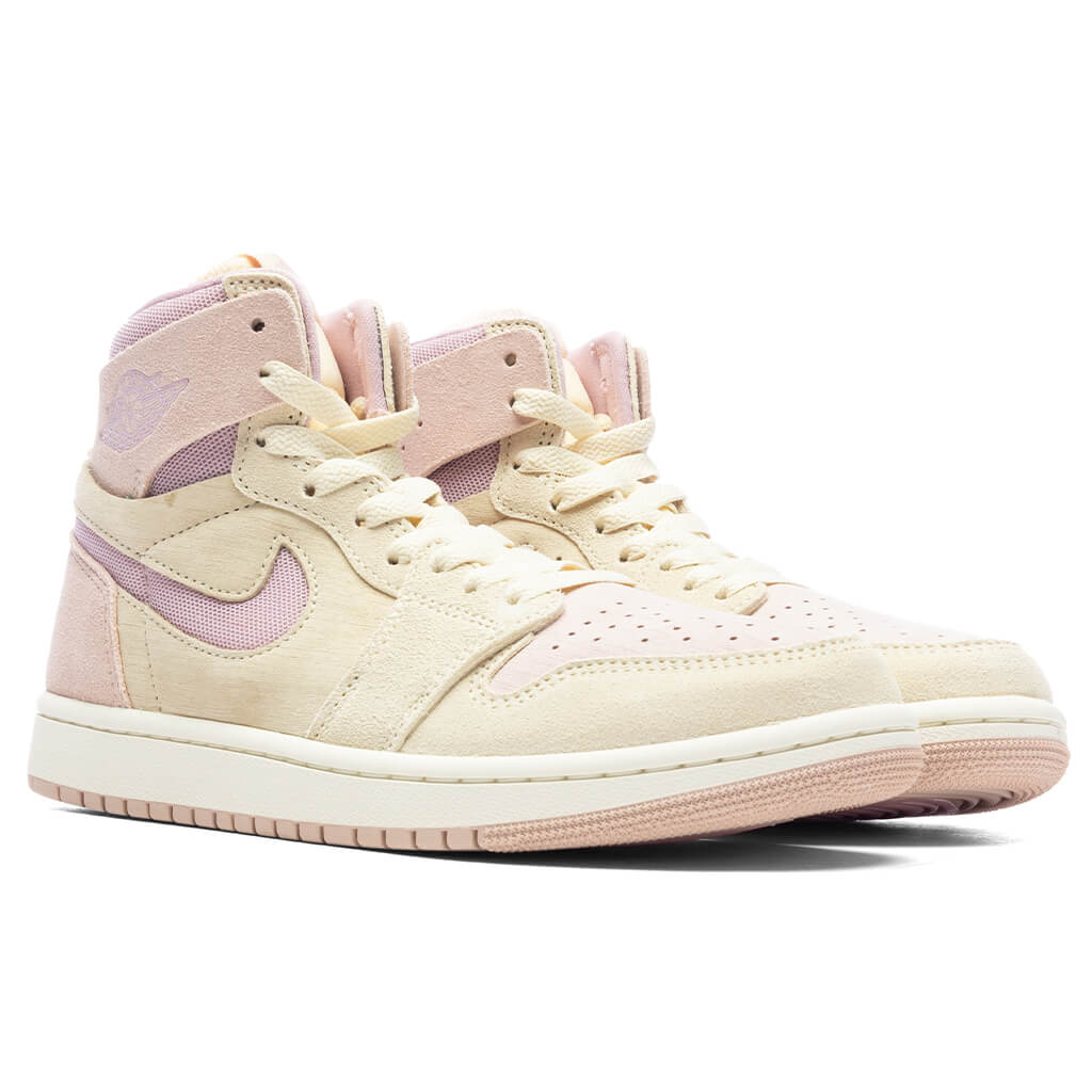 Women's Air Jordan 1 Zoom CMFT 2 - Muslin/Plum Chalk/Particle Beige/Sail - Image 2