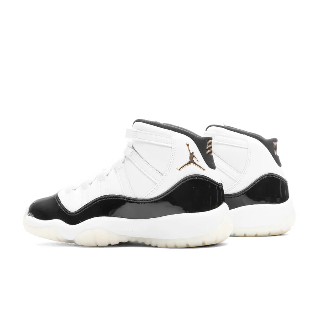 Air Jordan 11 Retro (GS) 'Gratitude/Defining Moments' - White/Metallic Gold/Black - Image 3