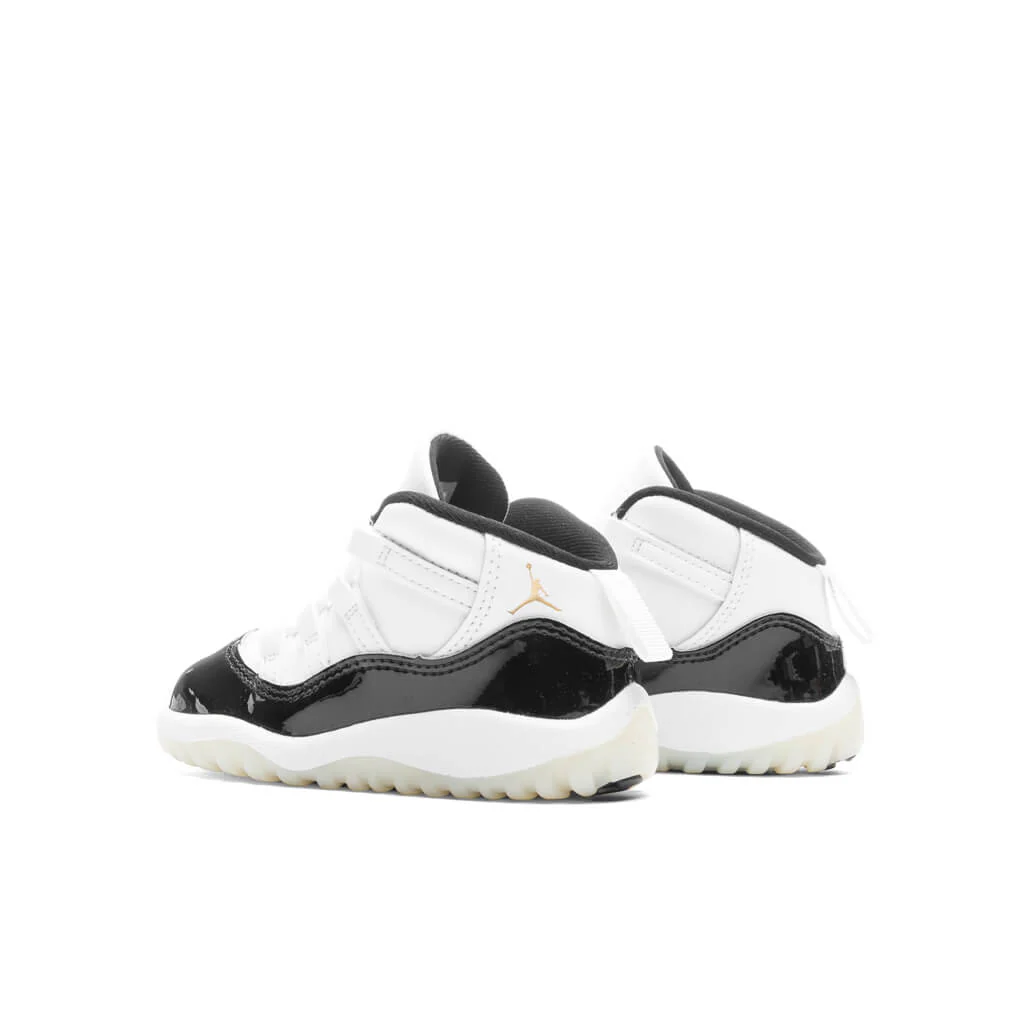 Air Jordan 11 Retro (TD) 'Gratitude/Defining Moments' - White/Metallic Gold/Black - Image 3