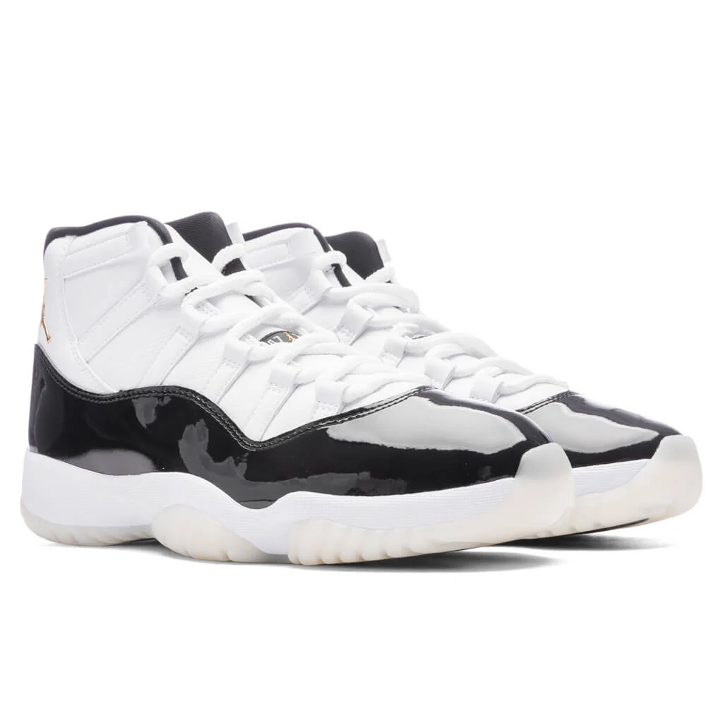Air Jordan 11 Retro 'Gratitude/Defining Moments' - White/Metallic Gold/Black - Image 2