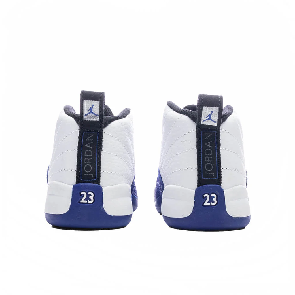 Air Jordan 12 Retro (PS) 'Blueberry' - White/Black/Game Royal - Image 4