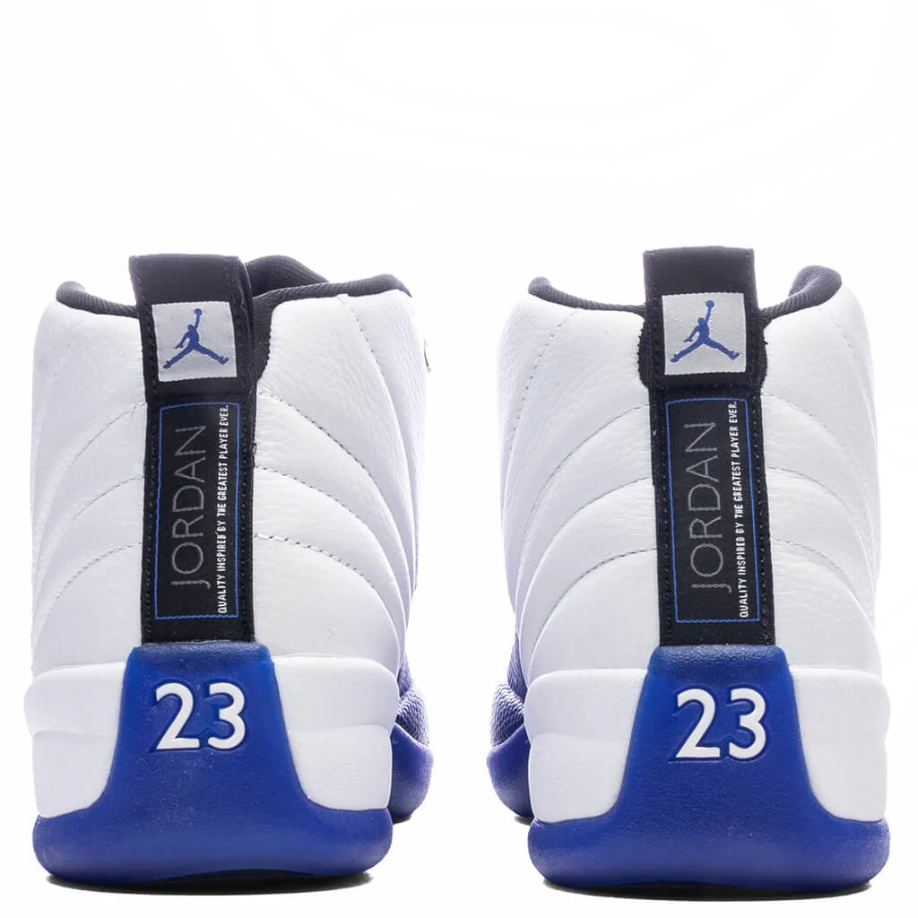 Air Jordan 12 Retro 'Blueberry' - White/Black/Game Royal - Image 4