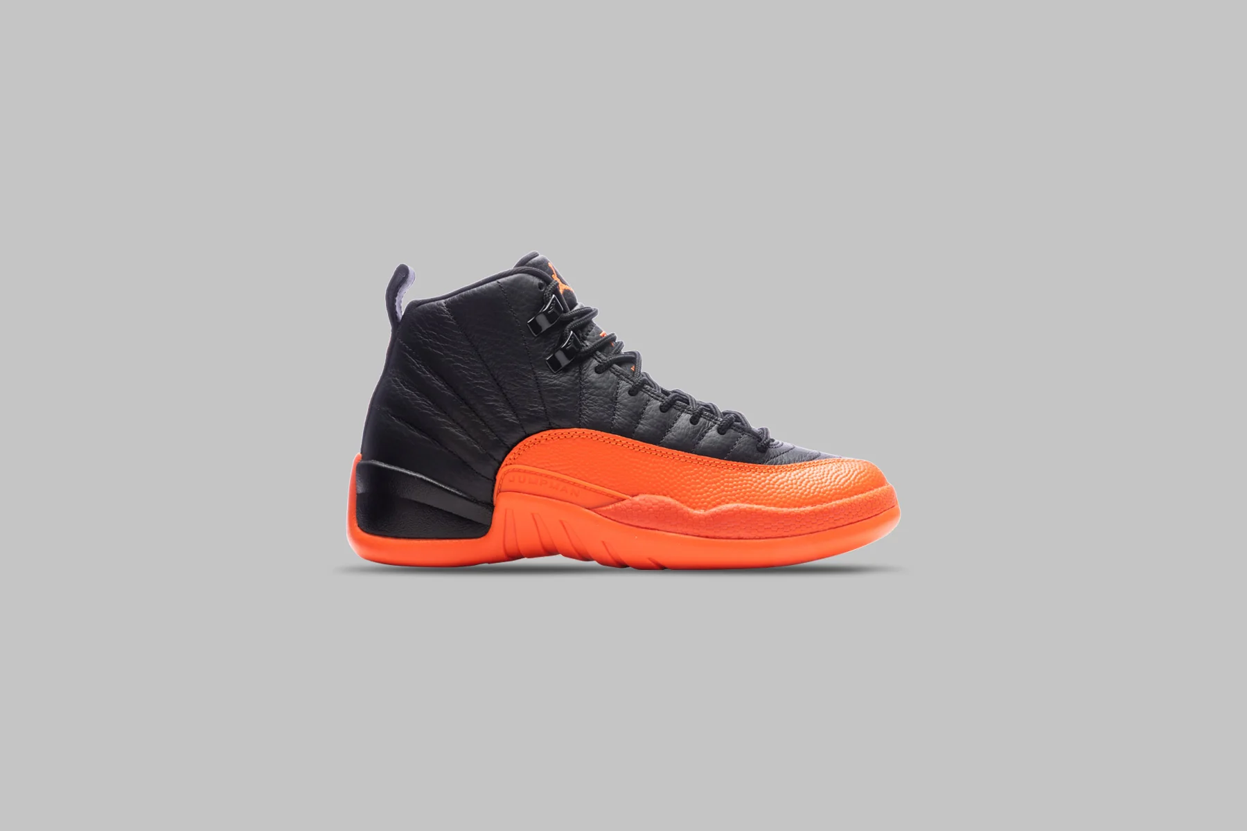 Women's Air Jordan 12 Retro - Black/Brilliant Orange/White - Image 5
