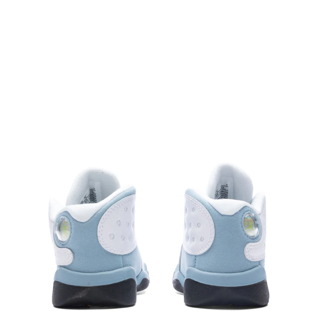 Air Jordan 13 Retro (TD) - White/Yellow Ochre/Blue Grey - Image 4