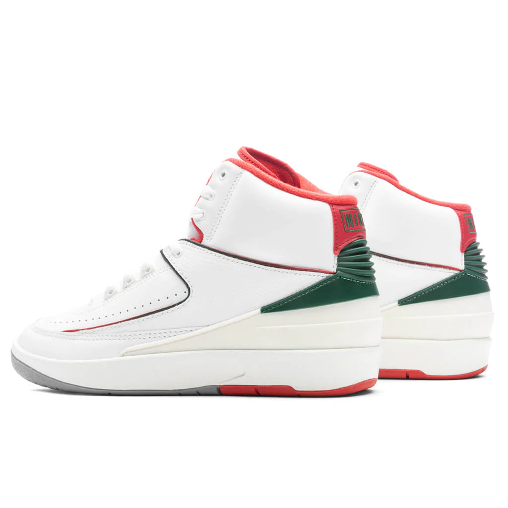 Air Jordan 2 Retro 'Italy' - White/Fire Red - Image 3