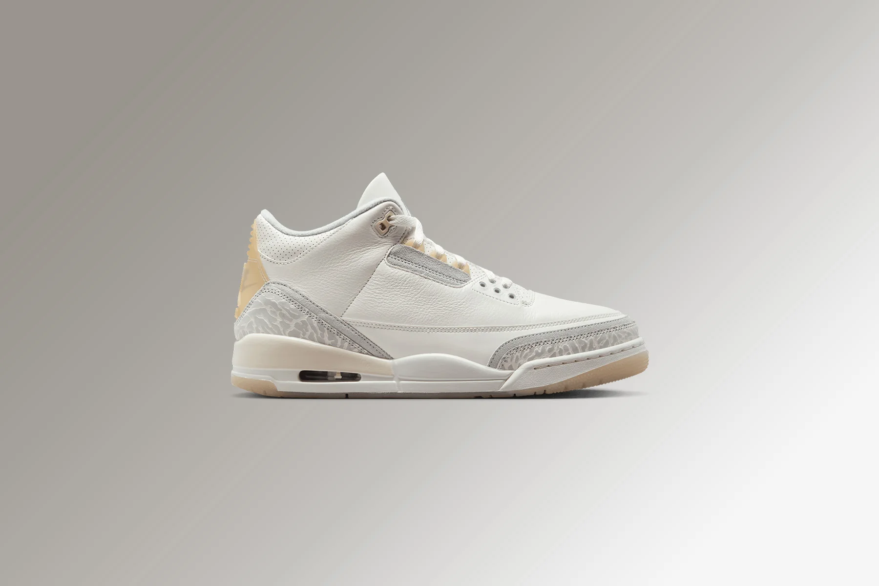 Air Jordan 3 Retro Craft - Ivory/Grey Mist/Cream - Image 5