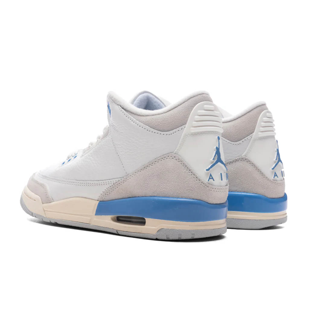 Air Jordan 3 Retro 'Lucky Shorts' (GS) - Summit White/Hydrogen Blue/Legend Blue - Image 3