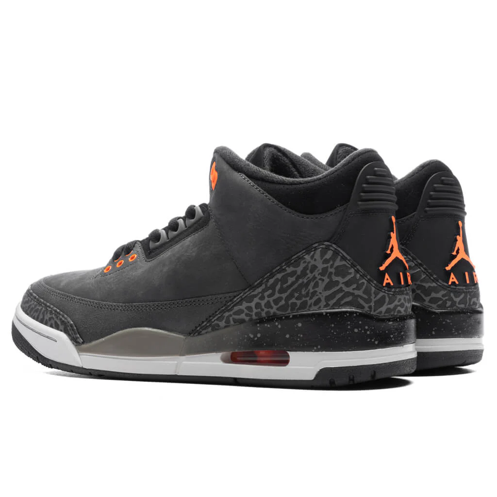 Air Jordan 3 Retro 'Fear' - Night Stadium/Total Orange/Black - Image 3