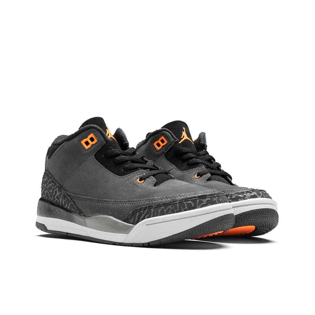 Air Jordan 3 Retro (PS) 'Fear' - Night Stadium/Total Orange/Black - Image 2
