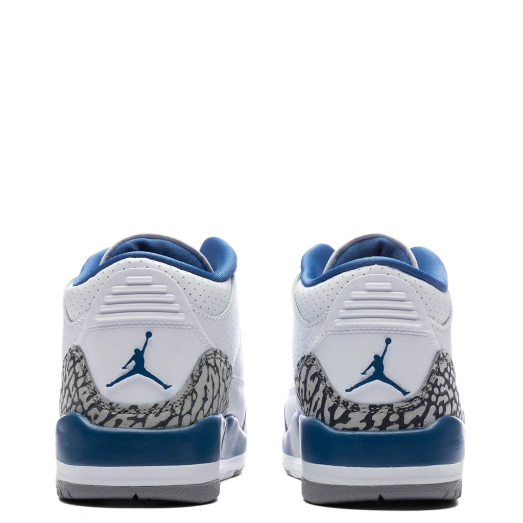 Air Jordan 3 Retro (PS) True Blue and Copper - White/Metallic Copper/True Blue - Image 4