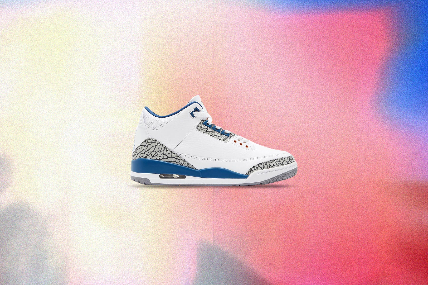 Air Jordan 3 Retro (PS) True Blue and Copper - White/Metallic Copper/True Blue - Image 5
