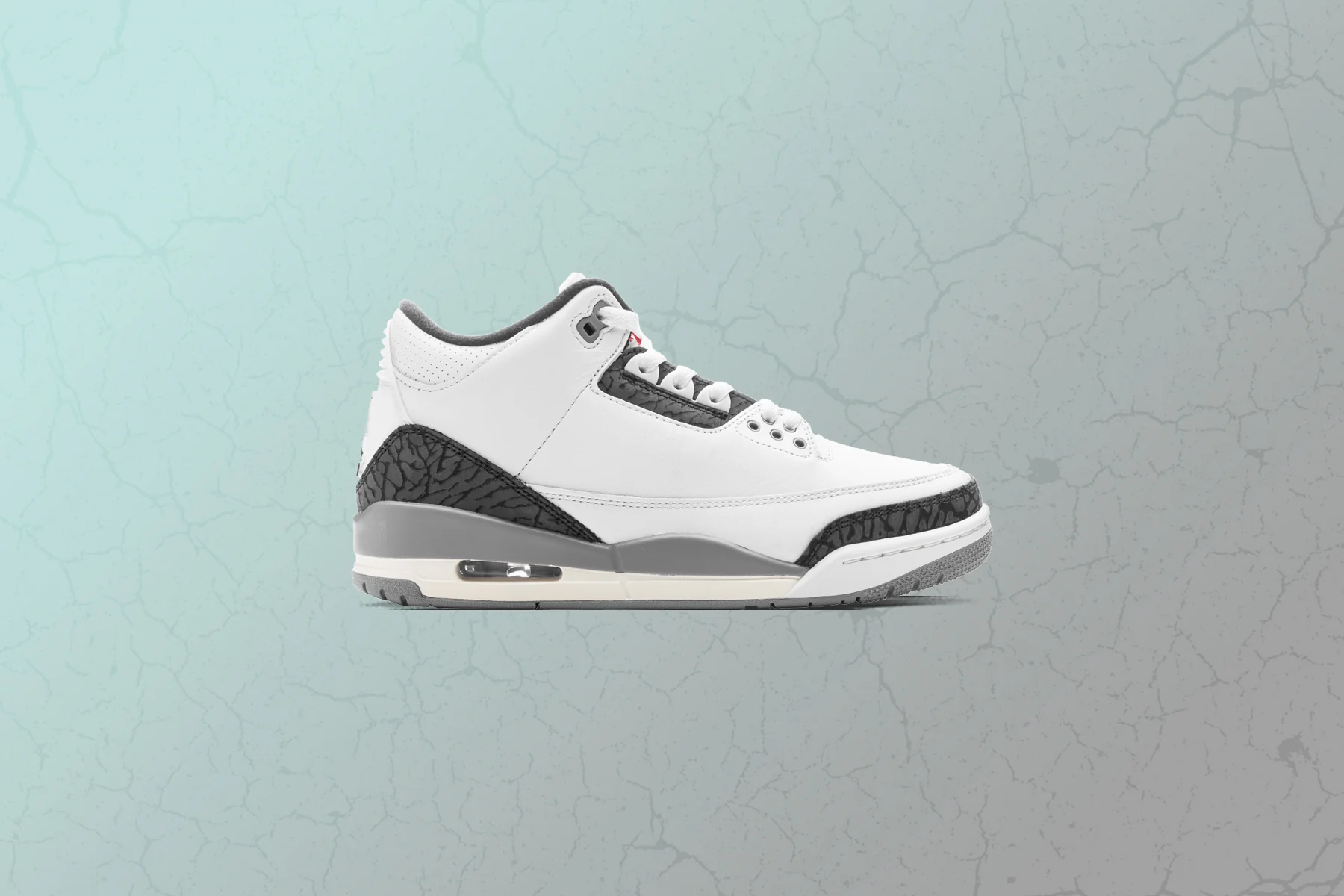 Air Jordan 3 Retro 'Grey Cement' - Summit White/Fire Red/Cement Grey - Image 5