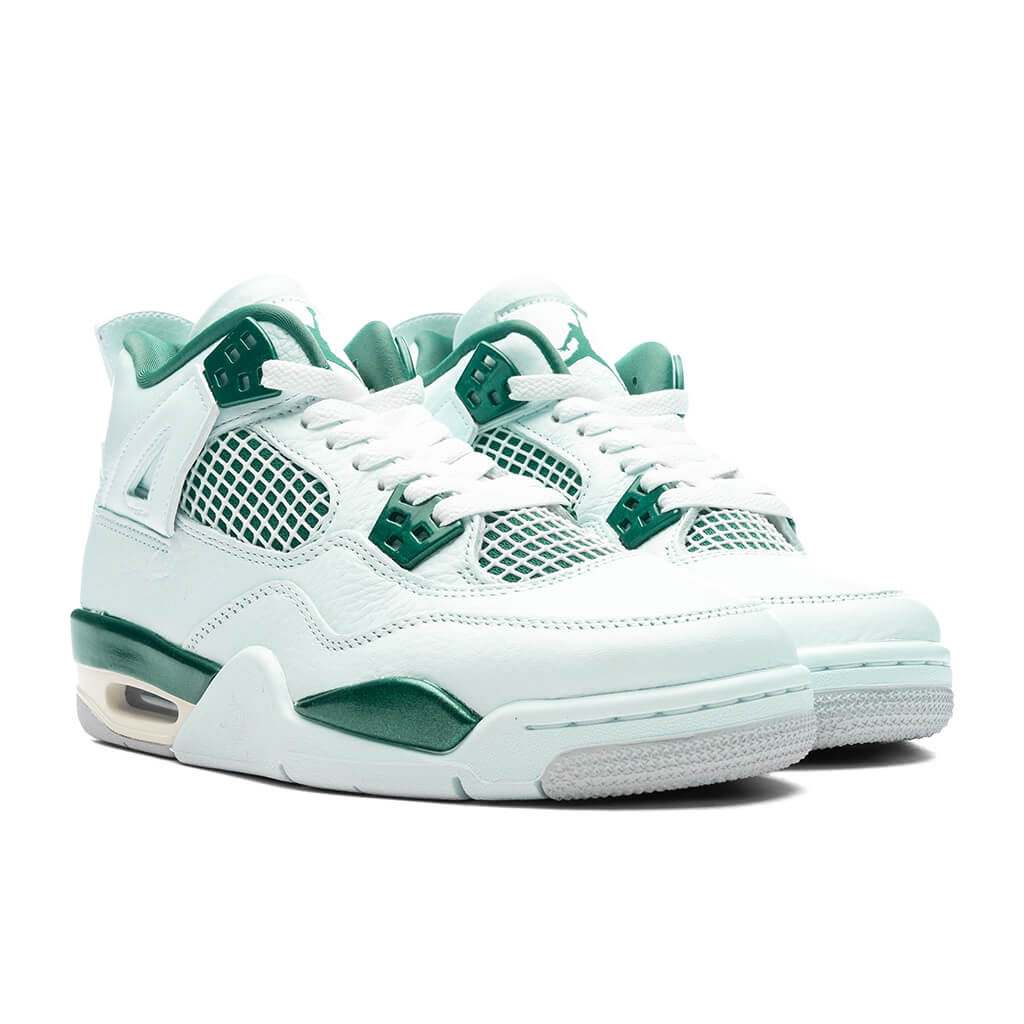 Air Jordan 4 Retro (GS) 'Oxidized Green' - White/Oxidized Green/White - Image 2