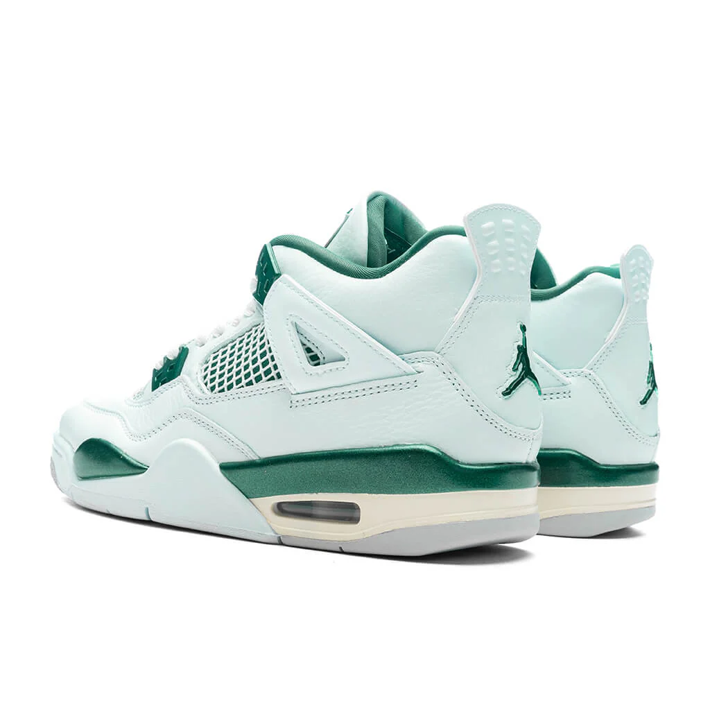 Air Jordan 4 Retro (GS) 'Oxidized Green' - White/Oxidized Green/White - Image 3